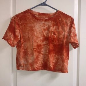 Shein Tie Dye Pocket Tee